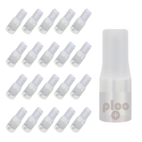 プルプラ 電子タバコ用 マウスピース ホワイト 20個セット