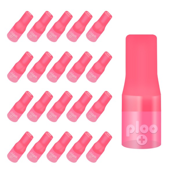 プルプラ 電子タバコ用 マウスピース ピンク 20個セット