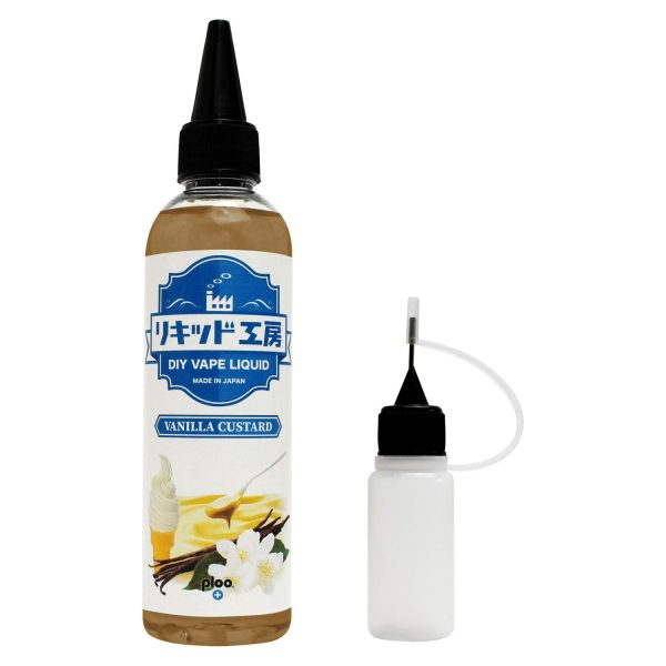リキッド工房 電子タバコ リキッド バニラカスタードタバコ 120ml