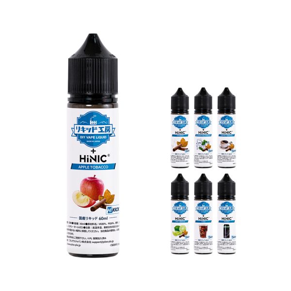 HIKICK＋ 電子タバコ リキッド HiNIC配合 アップルタバコ 60ml