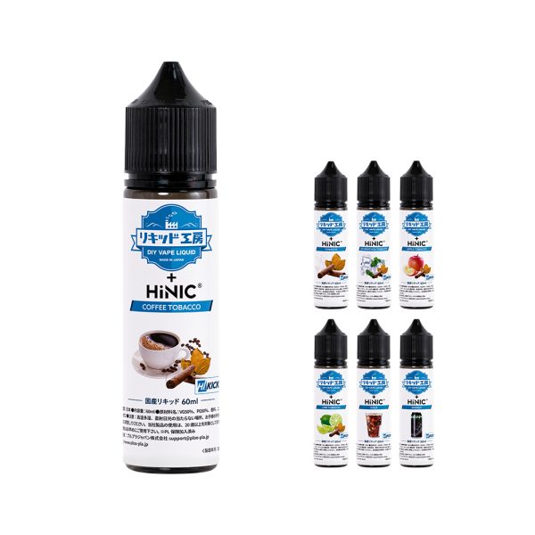HIKICK＋ 電子タバコ リキッド HiNIC配合 コーヒータバコ 60ml