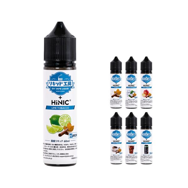HIKICK＋ 電子タバコ リキッド HiNIC配合 ライムタバコ 60ml