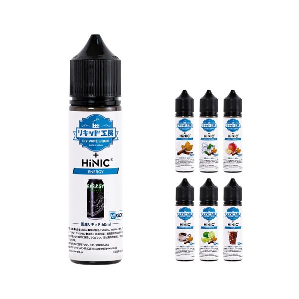 HIKICK＋ 電子タバコ リキッド HiNIC配合 エナジー 60ml