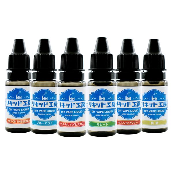 リキッド工房 電子タバコ リキッド 10ml お試し6本セット お酒シリーズ