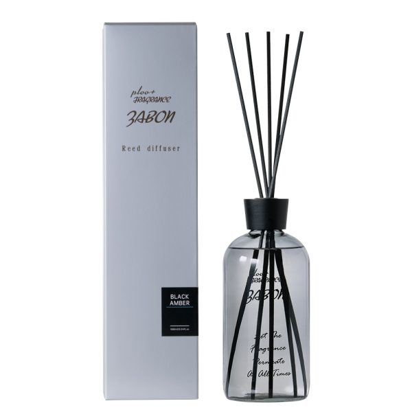 プルプラ ZABON リードディフューザー ブラックアンバー Black Amber 1000ml