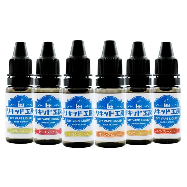 リキッド工房 電子タバコ リキッド 10ml お試し6本セット フルーツメンソール2