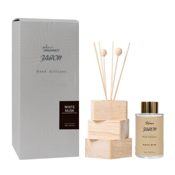 プルプラ ZABON リードディフューザー MOKU ホワイトムスク White Musk 90ml