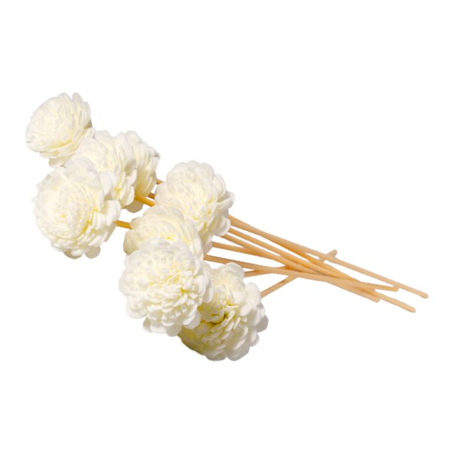 プルプラ リードディフューザー交換用スティック フラワー 8本入り