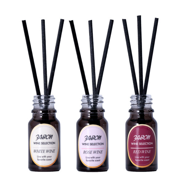 プルプラ ZABON ミニリードディフューザー WINE SELECTION 3本セット 10ml